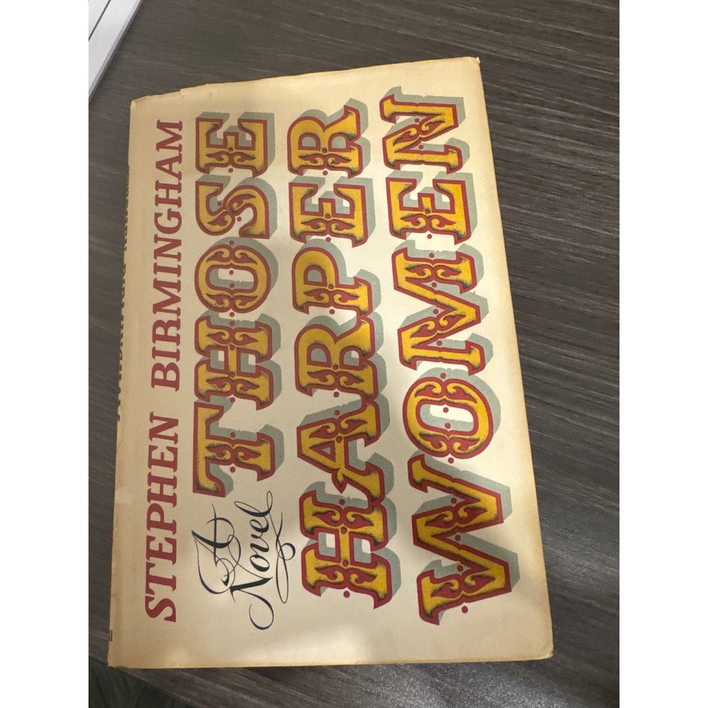 Those Harper Women Stephen Birmingham 1964 Vintage Hardcover Book Dust Jacket